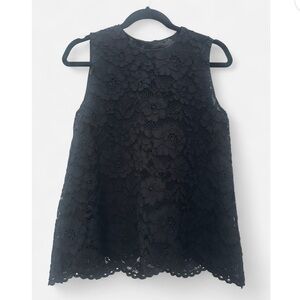 Carolina Herrera Black  Lace top 6